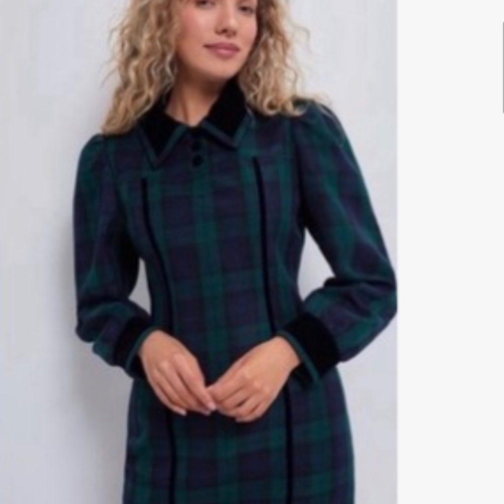 NWT Tuckernuck Blackwatch Wynn dress with velvet